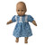 Sweet Blue Check and Cherries Nightgown for 14–16-Inch Baby Dolls