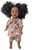 Doll Clothes Superstore Handmade 18-Inch Doll Pajama Set  Kitten Print with Floral Design, Puff Sleeves & Maroon Bows