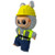 Construction Worker Outfit for 17.5cm Labubu Doll – Dress for the Job