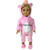 Soft Furry One-Piece Pajamas with Matching Slippers for 18-Inch Girl Dolls