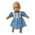  Adorable Blue Cherries Nightgown or Dress for 14–16 Inch Baby Dolls