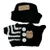 Classic Black & White Stripe Sweater Set with Matching Hat for 17.5cm Collectable Dolls