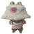 Cozy Pink and White Stripe Sweater with Fuzzy Hat Set for 17.5cm Labubu Dolls