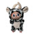  Dressed as a Cute Cow for 17.5cm Labubu to Fool Friends Outfit