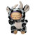  Dressed as a Cute Cow for 17.5cm Labubu to Fool Friends Outfit