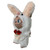 Adorable White Bunny Costume Outfit for 17.5cm Labubu Doll