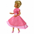 Elegant Pink Lace Dress with Two Pairs of Shoes for 11.5" Fashion Dolls