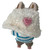 Cozy Blue & White Striped Sweater Set with Fuzzy Hat for 17.5cm Collectable Doll