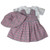 Pastel Plaid School Dress with Blouse and Hat for 18-Inch Girl Dolls
