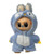 Fuzzy Blue Chick Outfit for 17.5cm Labubu Dolls