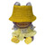 Sunny Day Style: Yellow Jumper Set with Straw Hat & Shoes for 17.5cm Labubu Dolls