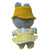 Sunny Day Style: Yellow Jumper Set with Straw Hat & Shoes for 17.5cm Labubu Dolls