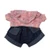 Pink Variegated Ruffle Sweater with Denim Shorts for 37cm (14.5”) Collectable Dolls