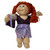 Purple Bathing Suit Set with Bag & Cover-Up Skirt for Cabbage Patch Kid Dolls