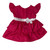 Rose Ruffle Party Dress – Fits 15–16" Cabbage Patch Dolls