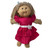 Rose Ruffle Party Dress – Fits 15–16" Cabbage Patch Dolls