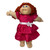 Rose Ruffle Party Dress – Fits 15–16" Cabbage Patch Dolls