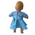 Blue Lace & Silk Party Dress for 15 inch Baby & Cabbage Patch Dolls