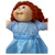 Blue Lace & Silk Party Dress for 15 inch Baby & Cabbage Patch Dolls