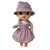 Pastel Plaid Traditional School Dress for 12" Baby Alive & Little Baby Dolls