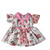  Patchwork Flower Print Dress for 15–16 Inch Baby Dolls