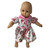  Patchwork Flower Print Dress for 15–16 Inch Baby Dolls