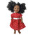 Patriotic Red Dress with White Stars for 18 Inch Girl Dolls