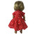 Patriotic Red Dress with White Stars for 18 Inch Girl Dolls