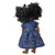 Patriotic Blue Doll Dress for 18 Inch Girl Dolls – 4th of July American Doll Outfit