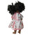 Floral Happiness Dress for 18 Inch Girl Dolls – Scatter Seeds of Happiness Print
