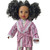 Pink, Lavender & Yellow Floral Pajamas with Bathrobe for 18 Inch Girl Dolls