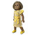 Floral A-Line Dress Doll Clothes and Yellow Mary Jane Shoes for 18 Inch Dolls