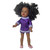 Metallic Purple Dance & Skating Outfit for 18 Inch Dolls | American Girl Doll Performance Costume