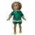 Green Metallic Performance Outfit for 18 Inch Dolls – Dance, Skating or Stage Competition Costume
