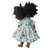 Under the Sea Mermaid Print Dress for 18 Inch Girl Dolls – Ocean Theme Doll Outfit