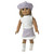 Handmade Tweed Suit Set for 18 Inch Dolls with Knit Top, Jacket, Skirt, Hat & Socks, American Girl Outfit, Doll Clothes Set