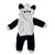 Panda Bear Costume for 18 Inch Dolls – Fleece Hoodie and Pants Set, Cute Animal Outfit with Hood