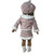 6 Piece Pink Tweed Outfit for 18 Inch Dolls – Fur Trim Jacket, Skirt, Shirt and Socks Set