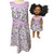 Matching Girl & Doll Outfit – Size 12 Girls Sundress + 18 Inch Doll Dress Set