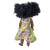 Floral Ruffle Neck Doll Sundress for 18 Inch Doll6. A Line Summer Sparkly Doll Clothes Outfit. 