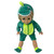 Dinosaur Hooded Suit of Green Fleece Dino Costume with Spikes and Zip Front Outfit  for 14–15 Inch Baby Dolls, 