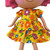 Yellow Floral Bright Cotton with Ruffle Waist Dress for Lalaloopsy Dolls