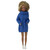 Blue Turtleneck Sweater Outfit with White Boots for 11.5 Inch Fashion Dolls   