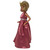 Pink Satin Gown for 11.5 Inch Fashion Dolls – Elegant Barbie Dress with Crown and Heels, Princess Doll Outfit