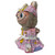 Patchwork Animal Dress for 17cm Labubu Doll – Bunny Bear Ladybug Outfit with Shoes & Headband