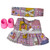 Patchwork Animal Dress for 17cm Labubu Doll – Bunny Bear Ladybug Outfit with Shoes & Headband