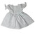 White Eyelet Dress for Stuffed Animals & Large Baby Dolls