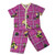 Pink Teddy Bear Pajamas for 15–16 Inch Baby Dolls | Fits Cabbage Patch Kids | Cute Doll Sleepwear Set