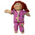 Pink Teddy Bear Pajamas for 15–16 Inch Baby Dolls | Fits Cabbage Patch Kids | Cute Doll Sleepwear Set