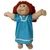 Blue Metallic Stripe Doll Dress | Fits 15–16 Inch Baby Dolls & Cabbage Patch Kids | Handmade Cotton Dress